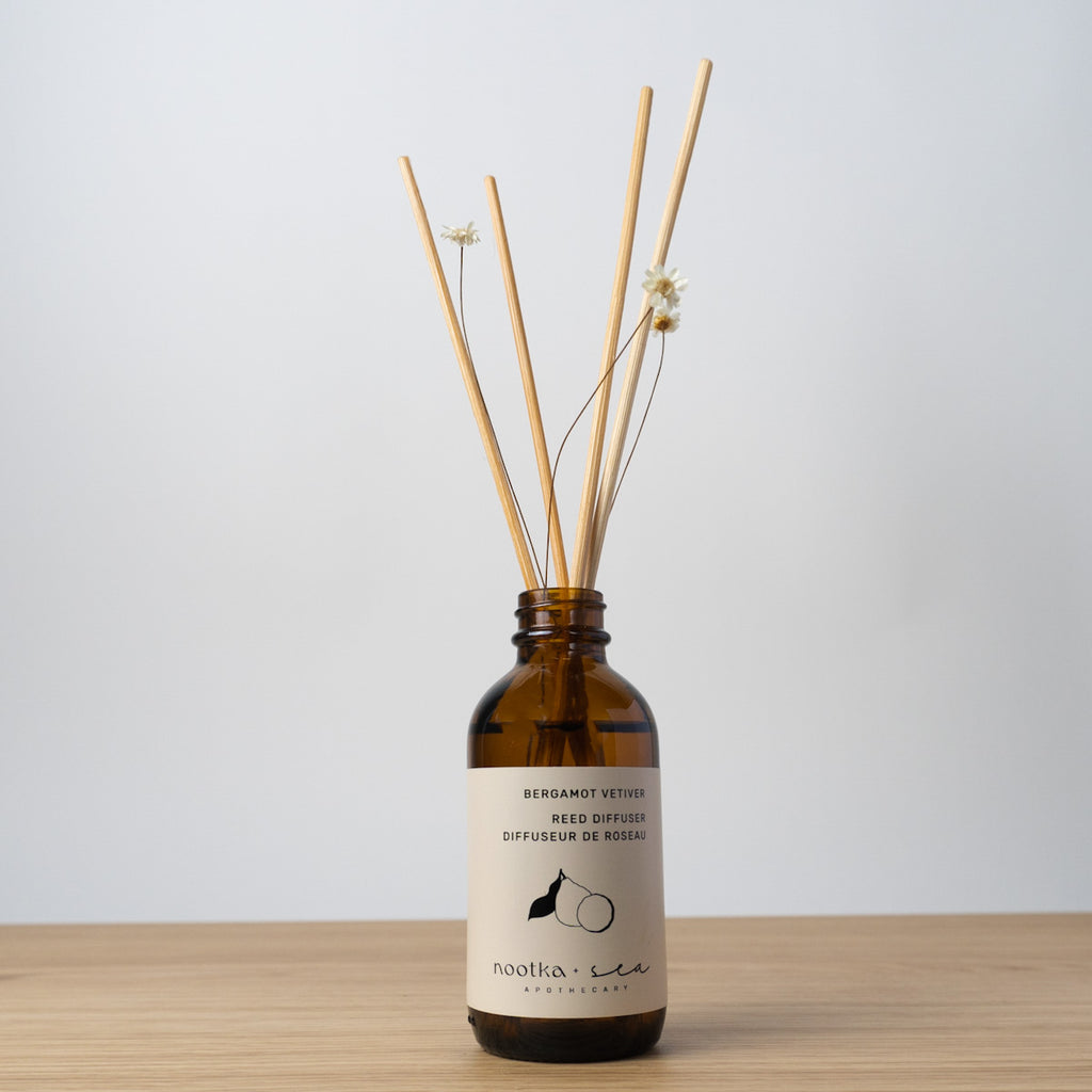 Bergamot Vetiver Reed Diffuser | Nootka and Sea