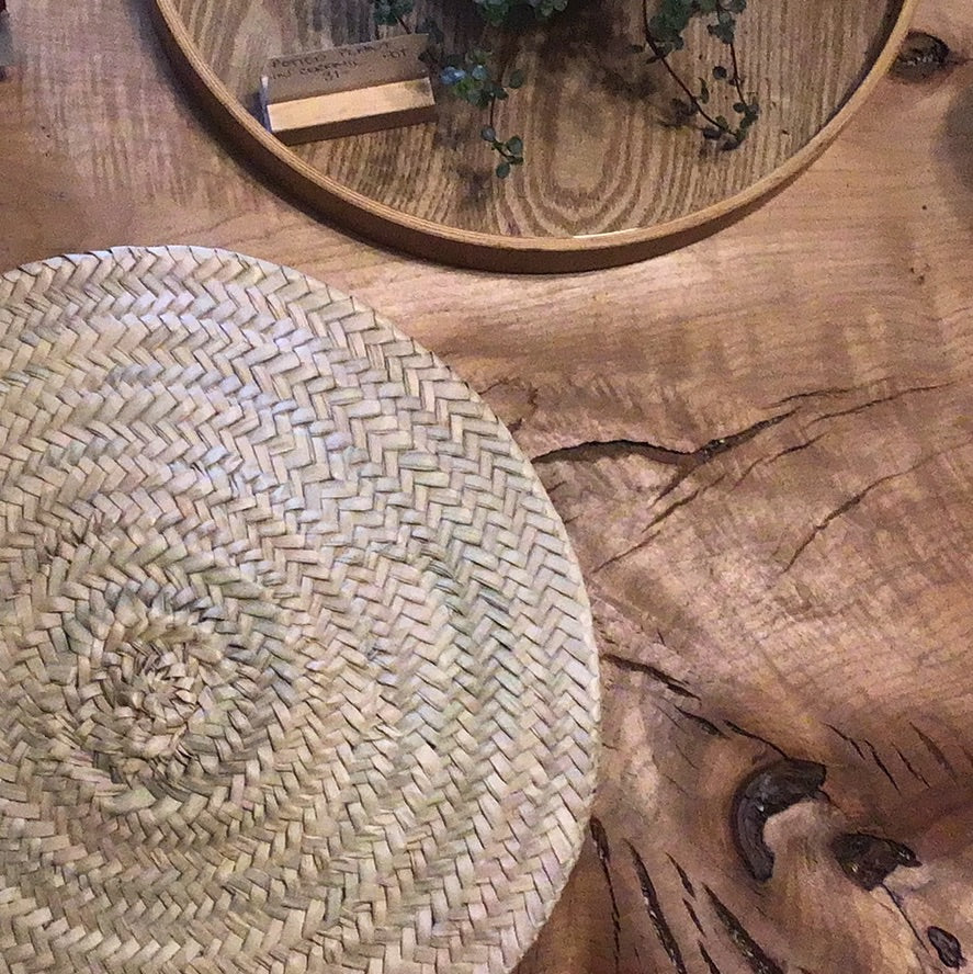 Woven Straw Round Placemat